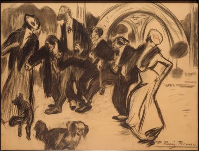 Opuszczenie wystawy światowej autorstwa Pablo Picasso