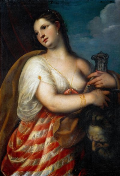 Judyta z głową Holofernesa, przed 1636 r. autorstwa Padovanino