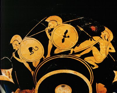 Wojownicy w zasadzce ... autorstwa Painter Onesimos