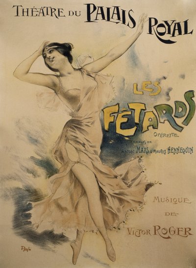 Plakat do Le Fetards, operetki, libretta Antony