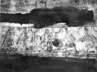 Adoracja Trzech Króli (malarstwo ścienne) autorstwa Paleo Christian