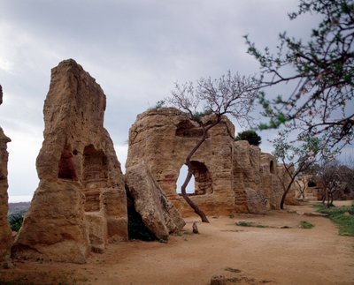 Widok nekropolii paleochrześcijańskiej, IV wiek autorstwa Paleo Christian