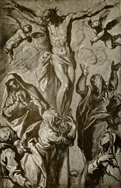 Chrystus na krzyżu autorstwa Palma Il Giovane