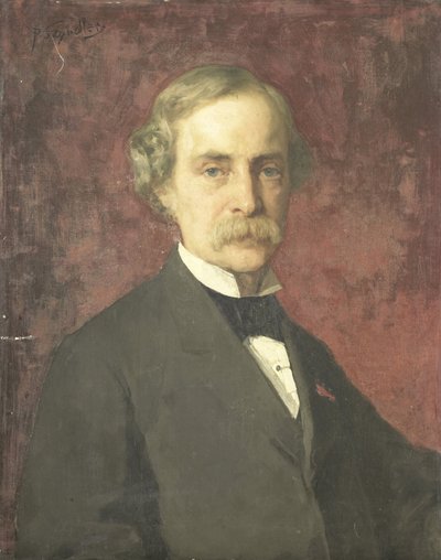 Johann Wilhelm Kaiser (1813-1900). Grafik, dyrektor Szkoły Grawerowania i Rijksmuseum autorstwa Pantaleon Szyndler