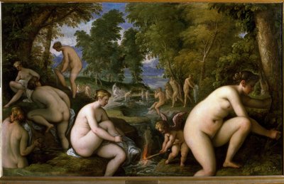 Amore letheo (Kąpiące się nagie kobiety) (Malarstwo autorstwa Paolo  Fiammingo