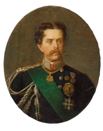 Portret króla Włoch Umberto I 1844-1900. autorstwa Paolo, Bacchetti