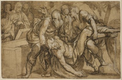Złożenie do grobu autorstwa Paolo Farinati