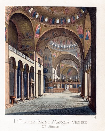 O interior da Basílica de San Marco em Veneza (Itália) polonês autorstwa Paolo Mercuri