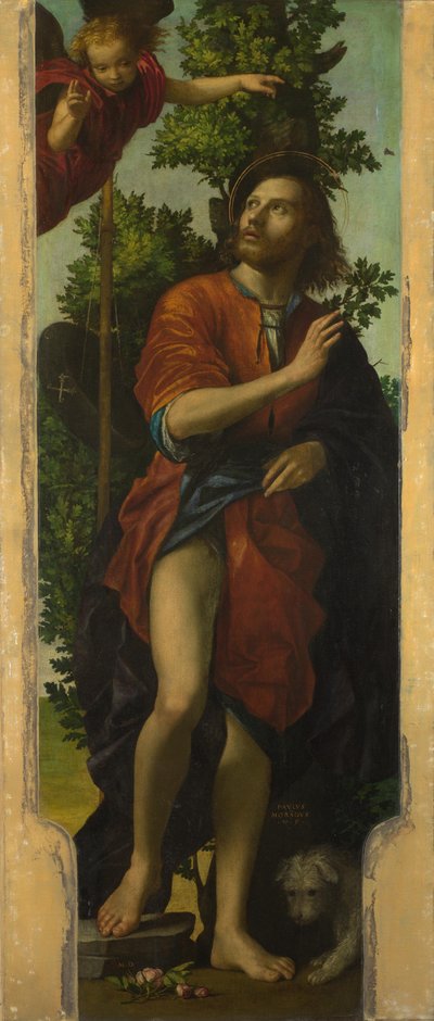 Św. Rocha, 1518 autorstwa Paolo Morando