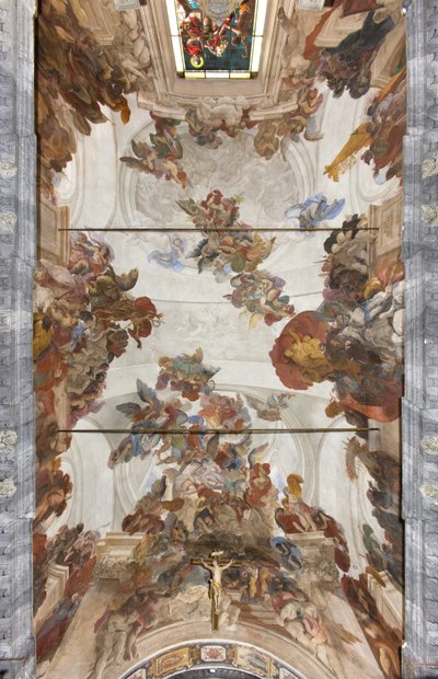 Sklepienie z freskami, ok. 1696-97 r. autorstwa Paolo Pagani