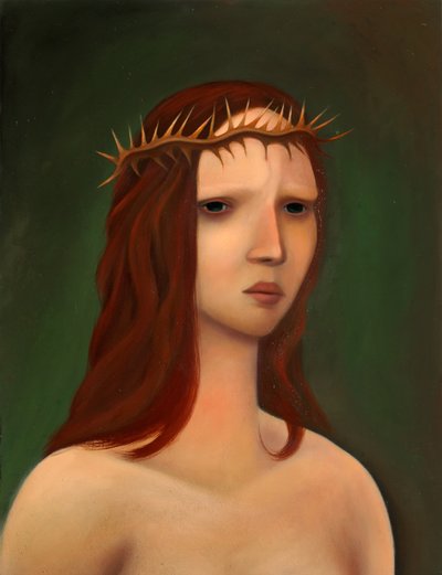 Ecce Homo, 2023 (olej na płycie drewnianej) autorstwa Paolo Perfranceschi