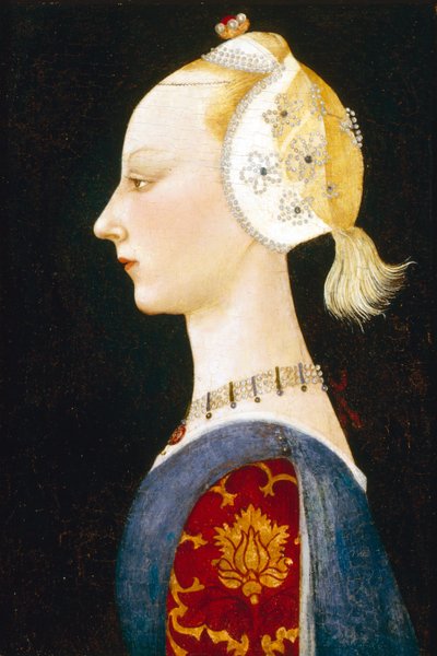 Młoda Dama Mody, 1462-1465 autorstwa Paolo Uccello