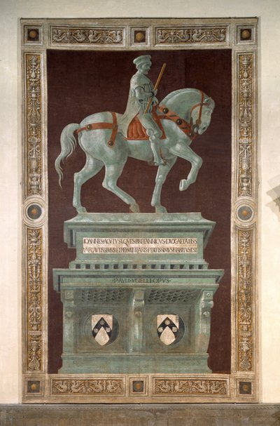 Fresk przedstawiający Johna Hawkwooda autorstwa Paolo Uccello