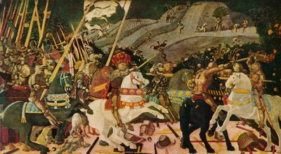 Bitwa pod San Romano, c1438, 1909 autorstwa Paolo Uccello