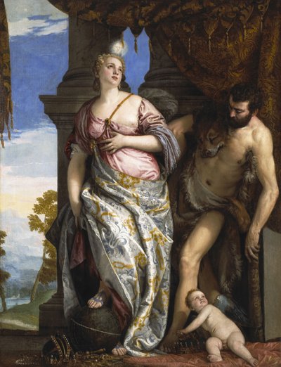 Alegoria mądrości i siły autorstwa Paolo Veronese