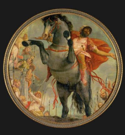 Ofiarna śmierć Marka Curtiusa autorstwa Paolo Veronese