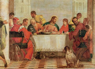 Fragment Uczty w Domu Lewiego, 1573 (detal 227605) autorstwa Paolo Veronese