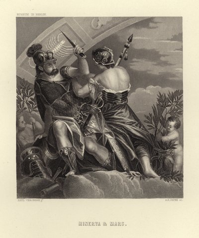 Minerwa i Mars autorstwa Paolo Veronese