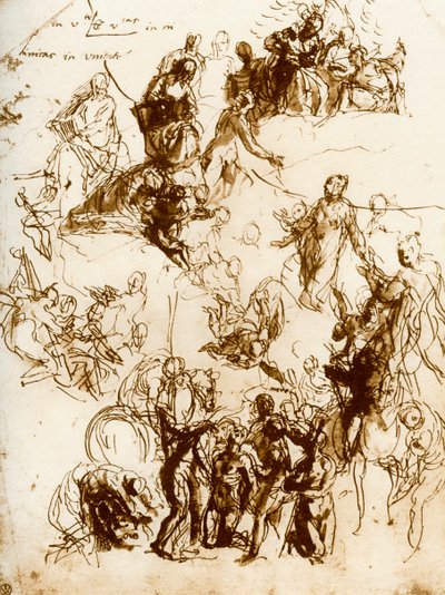 Szkic do męczeństwa św. Jerzego, 1913. autorstwa Paolo Veronese