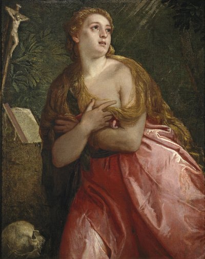 Skruszona Maria Magdalena, 1583 autorstwa Paolo Veronese