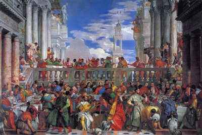 Uczta weselna w Kanie, 1563 autorstwa Paolo Veronese