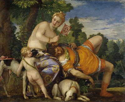 Wenus i Adonis autorstwa Paolo Veronese