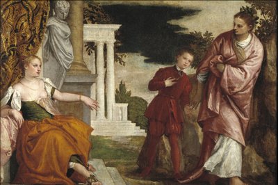 Młody człowiek między cnotą a występkiem autorstwa Paolo Veronese