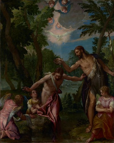 Chrzest Chrystusa autorstwa Paolo Veronese and workshop