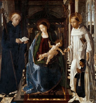 Dziewica Rycerza Montesa autorstwa Paolo de San Leocadio