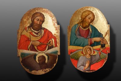 Święty Marek i Święty Piotr (obraz) autorstwa Paolo di Giovanni Fei