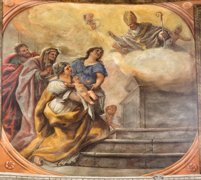 Freski przedstawiające życie świętego Cataldo autorstwa Paolo di Matteis