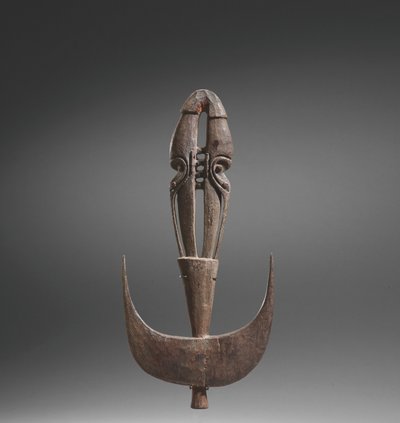 Hak do zawieszania (Samban), Iatmul, Middle Sepik, Papua, Nowa Gwinea (drewno) autorstwa Papua New Guinean