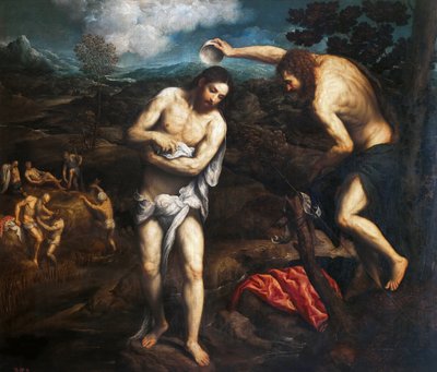 Chrzest Chrystusa, 1548-1551. autorstwa Paris Bordone