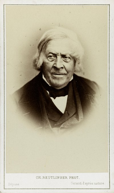 Portrait of Jules Michelet 1798-1874 , c. 1870.    1191871   pl       polish Successfully Translated  Original: Cottage Interior, Trossavon near Bettws-y-Coed, 1844-1847. Translat: Cottage Interior, Trossavon near Bettws-y-Coed, 1844-1847. 1177882 pl polis autorstwa Paris . Photo studio Reutlinger