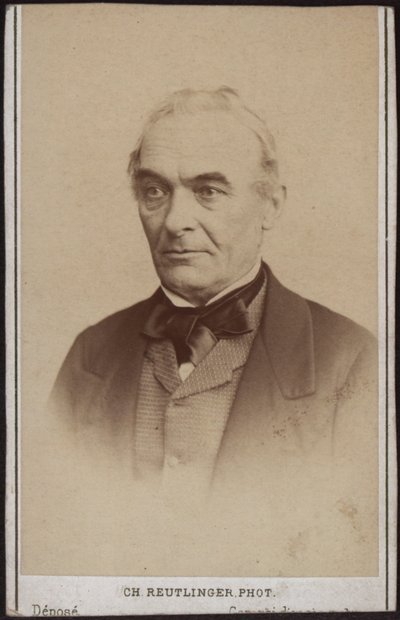 Portret pisarza Prospera Mérimée 1803-1870. autorstwa Paris . Photo studio Reutlinger