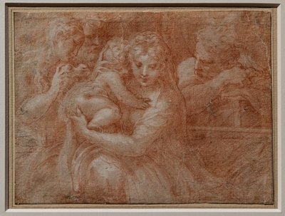 Święta Rodzina z Dwoma Świętymi autorstwa Parmigianino (1503 40)