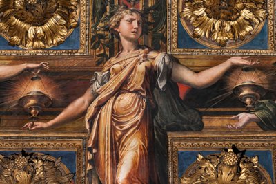 Trzy mądre dziewice i trzy głupie dziewice, fragment 3660863 autorstwa Parmigianino