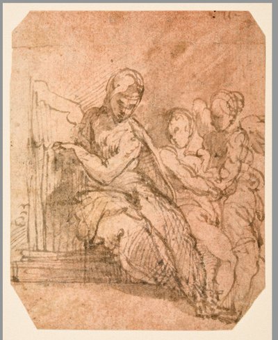 Św. Cecylia (po prawej) autorstwa Parmigianino