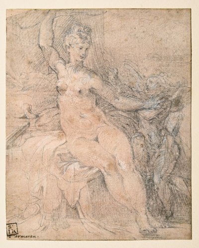 Wenus rozbraja Kupidyna autorstwa Parmigianino