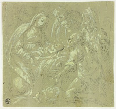 Adoracja pasterzy autorstwa Parmigianino