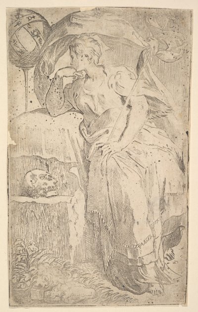 Astrologia, początek XVI wieku. autorstwa Parmigianino