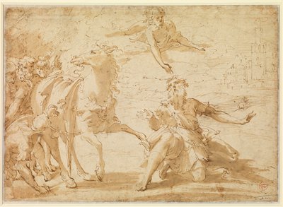 Nawrócenie św. Pawła autorstwa Parmigianino