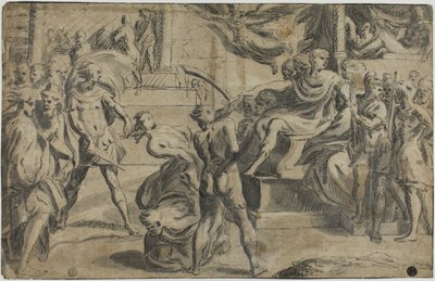 Męczeństwo świętych Piotra i Pawła autorstwa Parmigianino