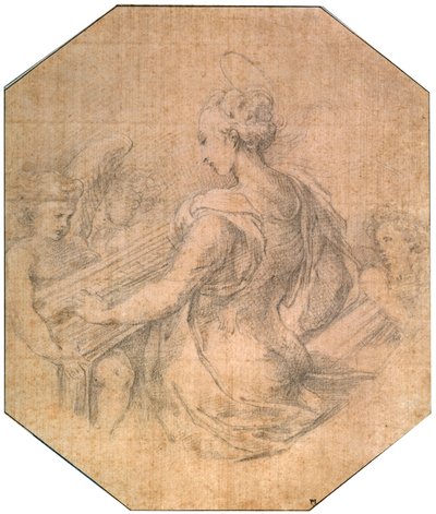 Św. Cecylia, c1527-1530 autorstwa Parmigianino