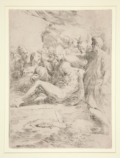 Złożenie do grobu autorstwa Parmigianino