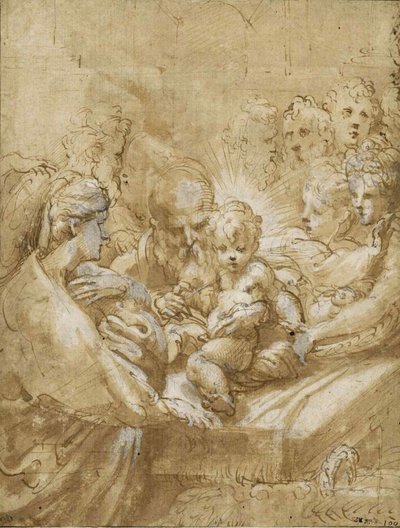 Obrzezanie, pierwsza połowa XVI w. autorstwa Parmigianino