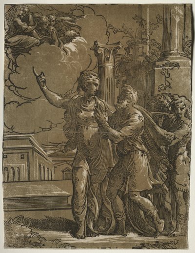 Tyburtyna Sybilla i cesarz August, ok. 1930 r. 1527-153031. autorstwa Parmigianino