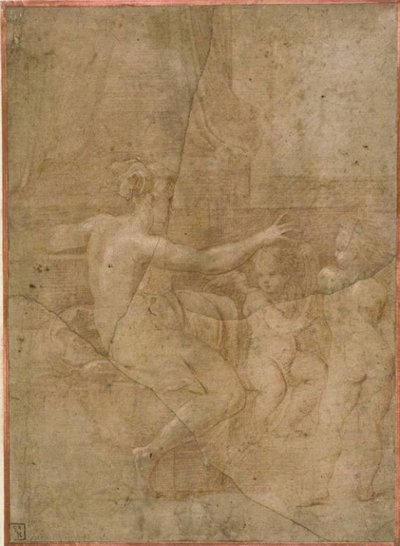 Wenus z Kupidynem i Putto autorstwa Parmigianino