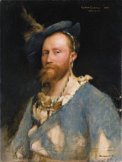 Portret artysty Gustave Courtois 1852-1923, 1883. autorstwa Pascal Adolphe Jean Dagnan Bouveret