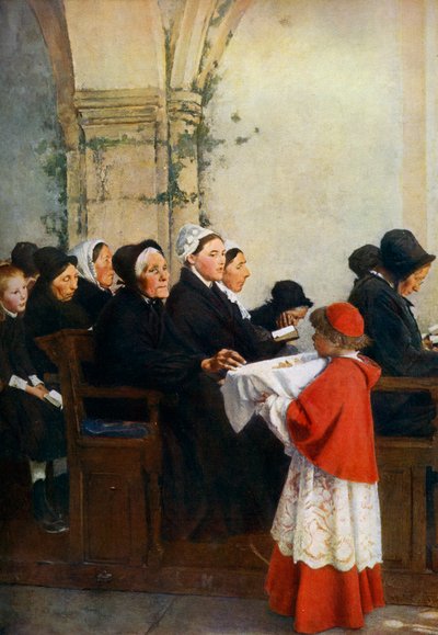 Błogosławiony Chleb, c1879, 1912. autorstwa Pascal Adolphe Jean Dagnan Bouveret